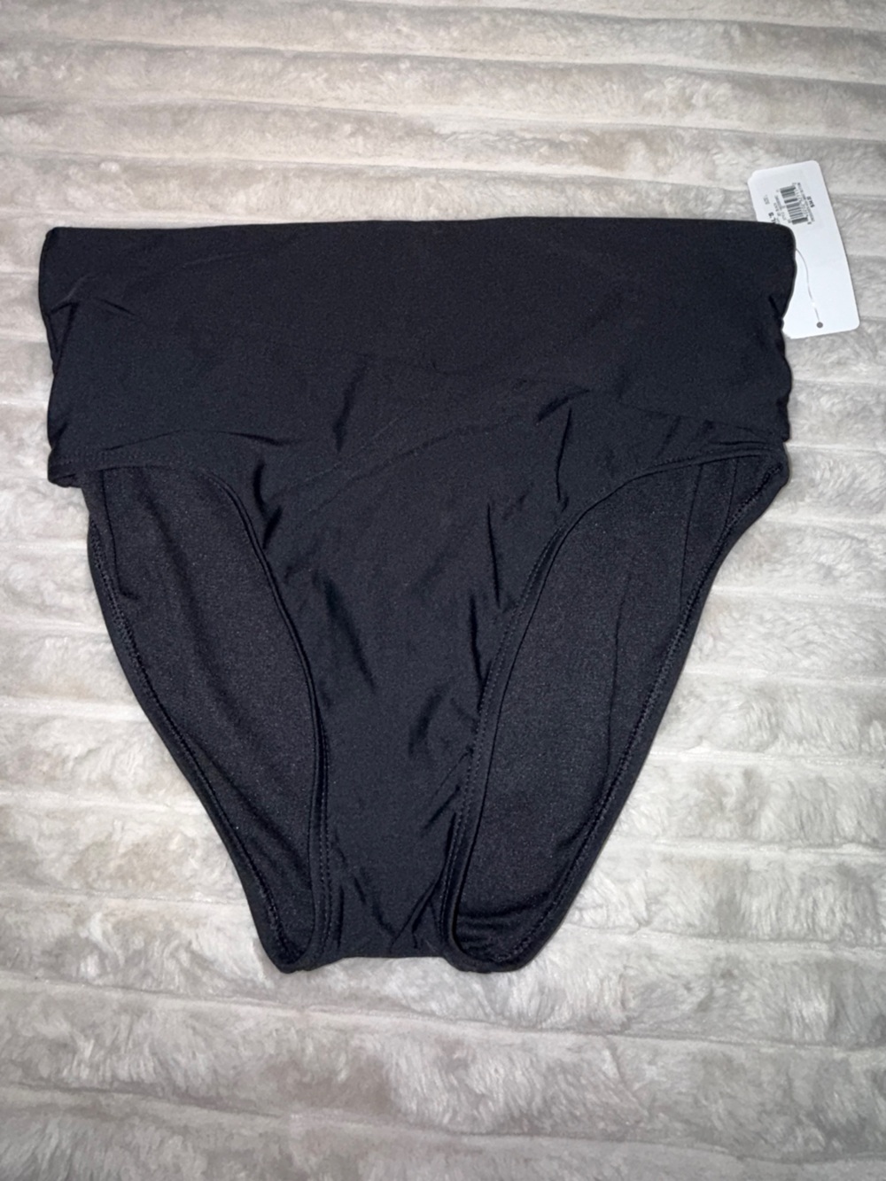 Kohl's Black High-Waist Swim Bottoms